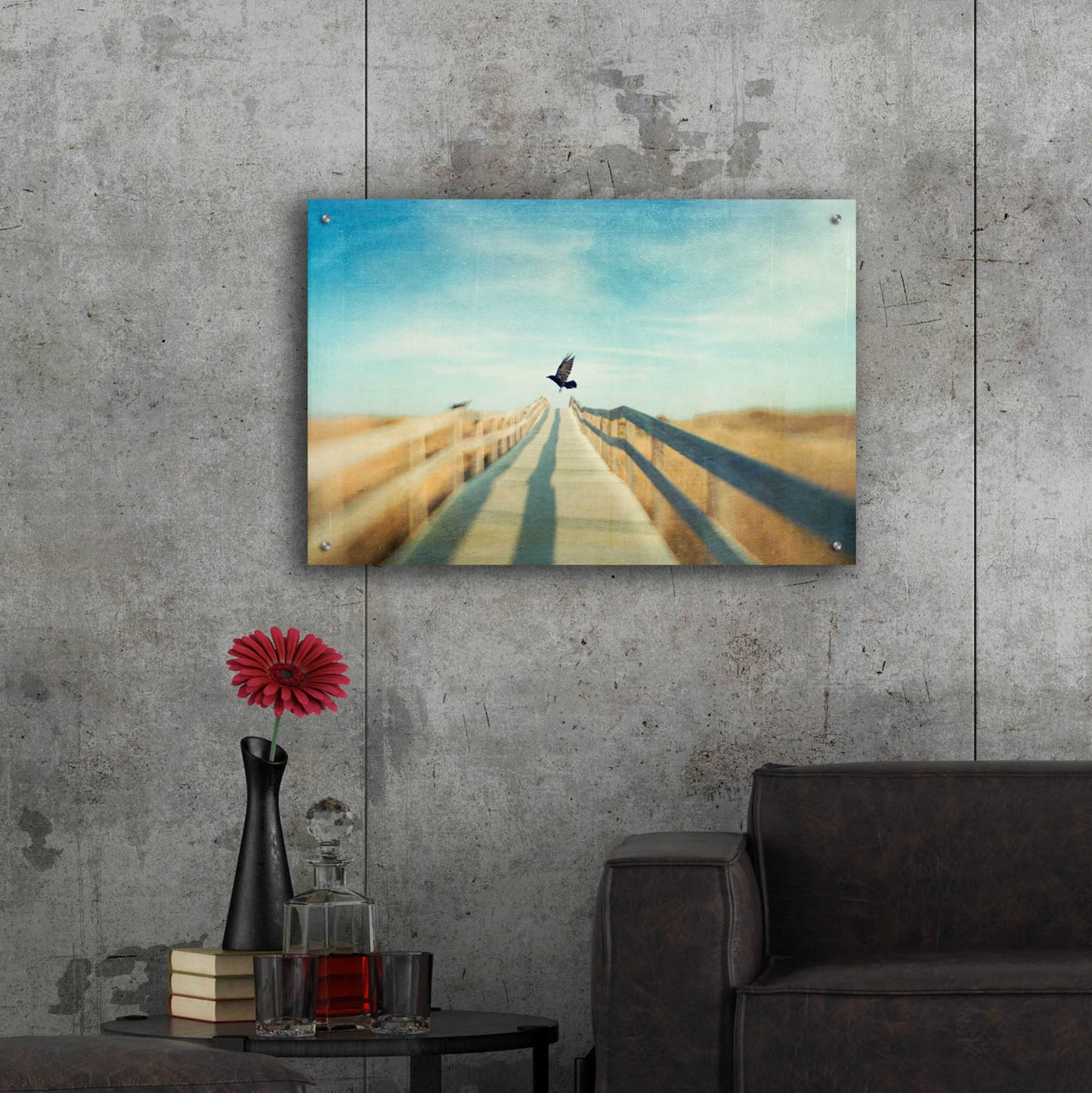 Epic Art 'Fly' by Dawn D Hanna, Acrylic Glass Wall Art,36x24