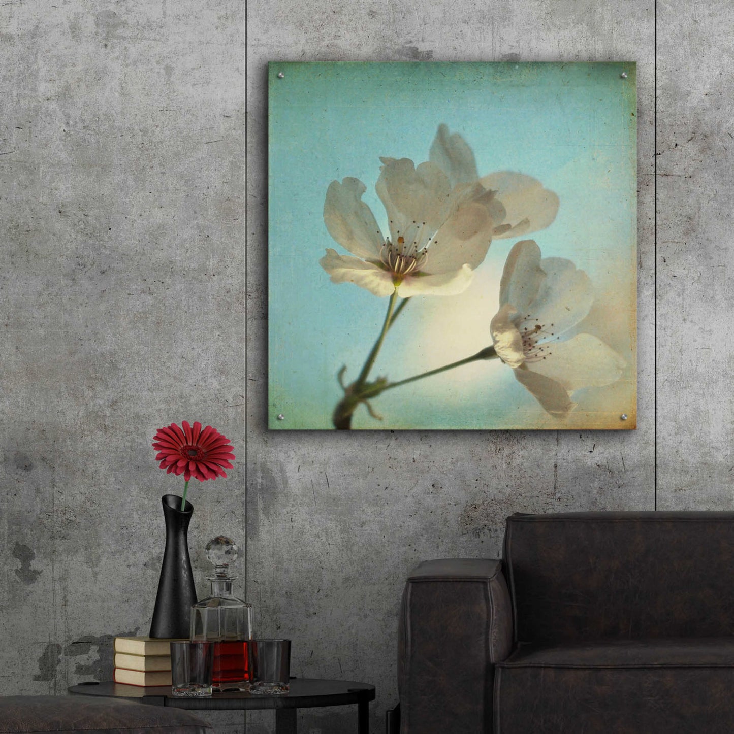 Epic Art 'Spring Sings' by Dawn D Hanna, Acrylic Glass Wall Art,36x36