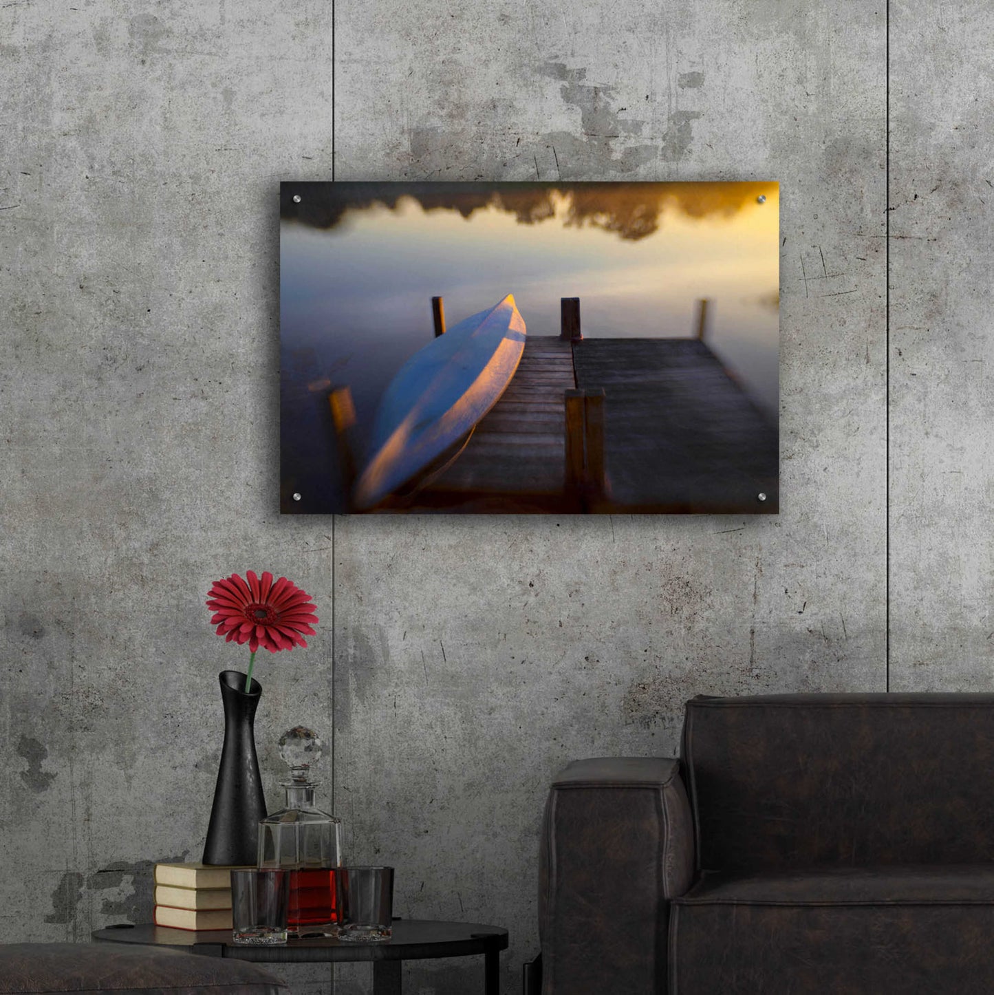 Epic Art 'The True Light of the Day' by Dawn D Hanna, Acrylic Glass Wall Art,36x24