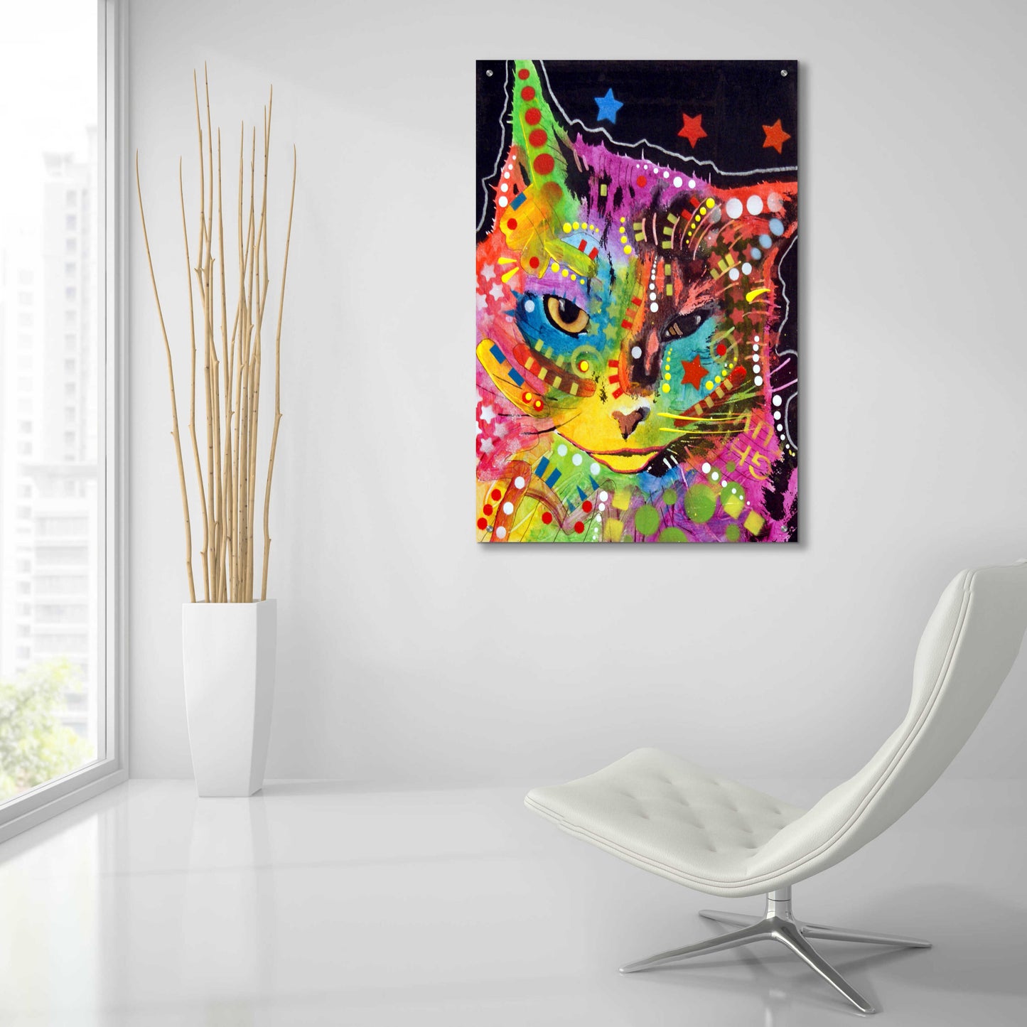 Epic Art 'Puff' by Dean Russo, Acrylic Glass Wall Art,24x36