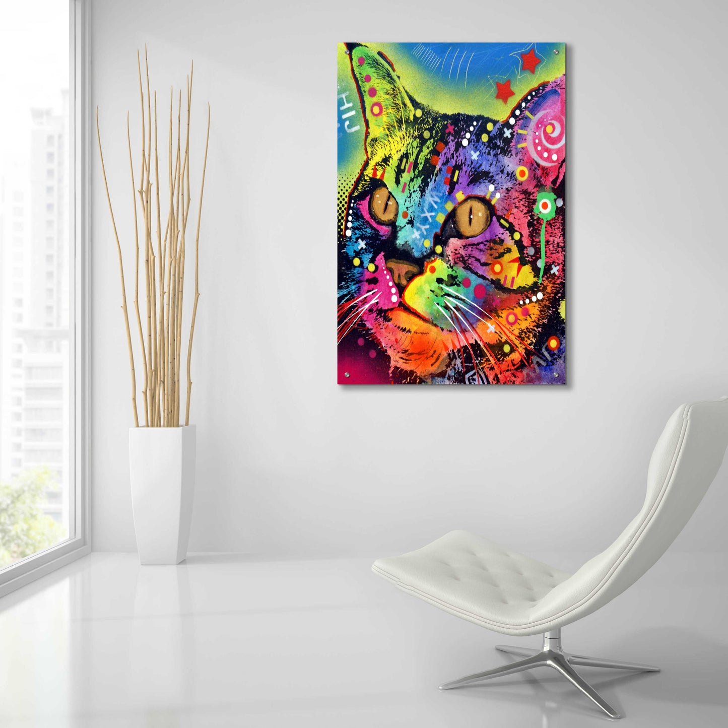 Epic Art 'Alpha' by Dean Russo, Acrylic Glass Wall Art,24x36