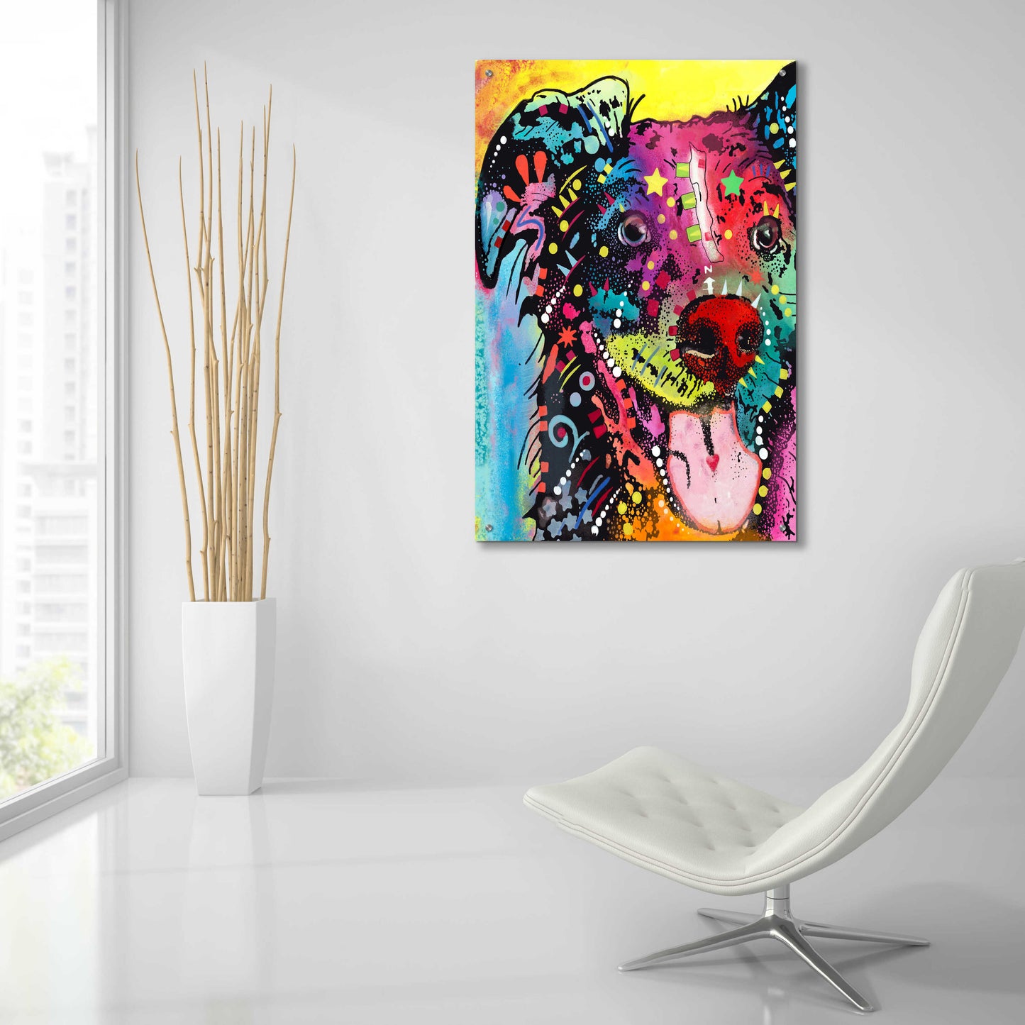 Epic Art 'Dak 1' by Dean Russo, Acrylic Glass Wall Art,24x36