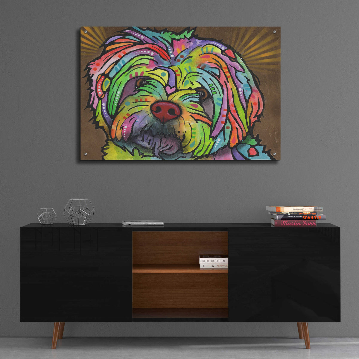 Epic Art 'Amy' by Dean Russo, Acrylic Glass Wall Art,36x24
