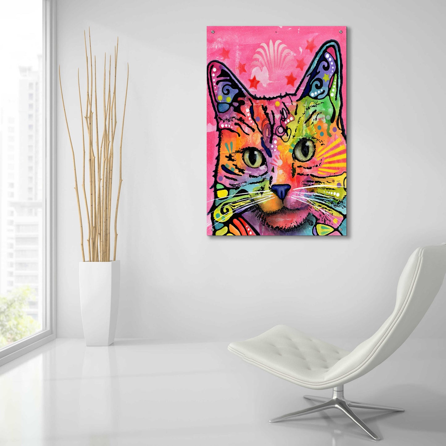 Epic Art 'Beast' by Dean Russo, Acrylic Glass Wall Art,24x36