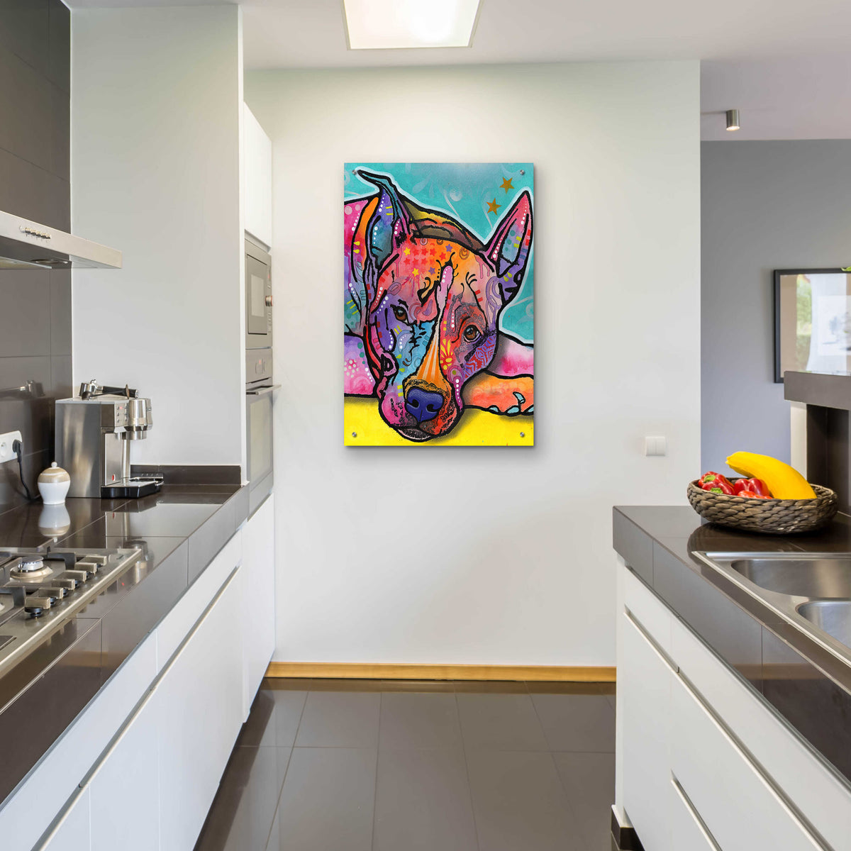 Epic Art 'Yoda' by Dean Russo, Acrylic Glass Wall Art,24x36