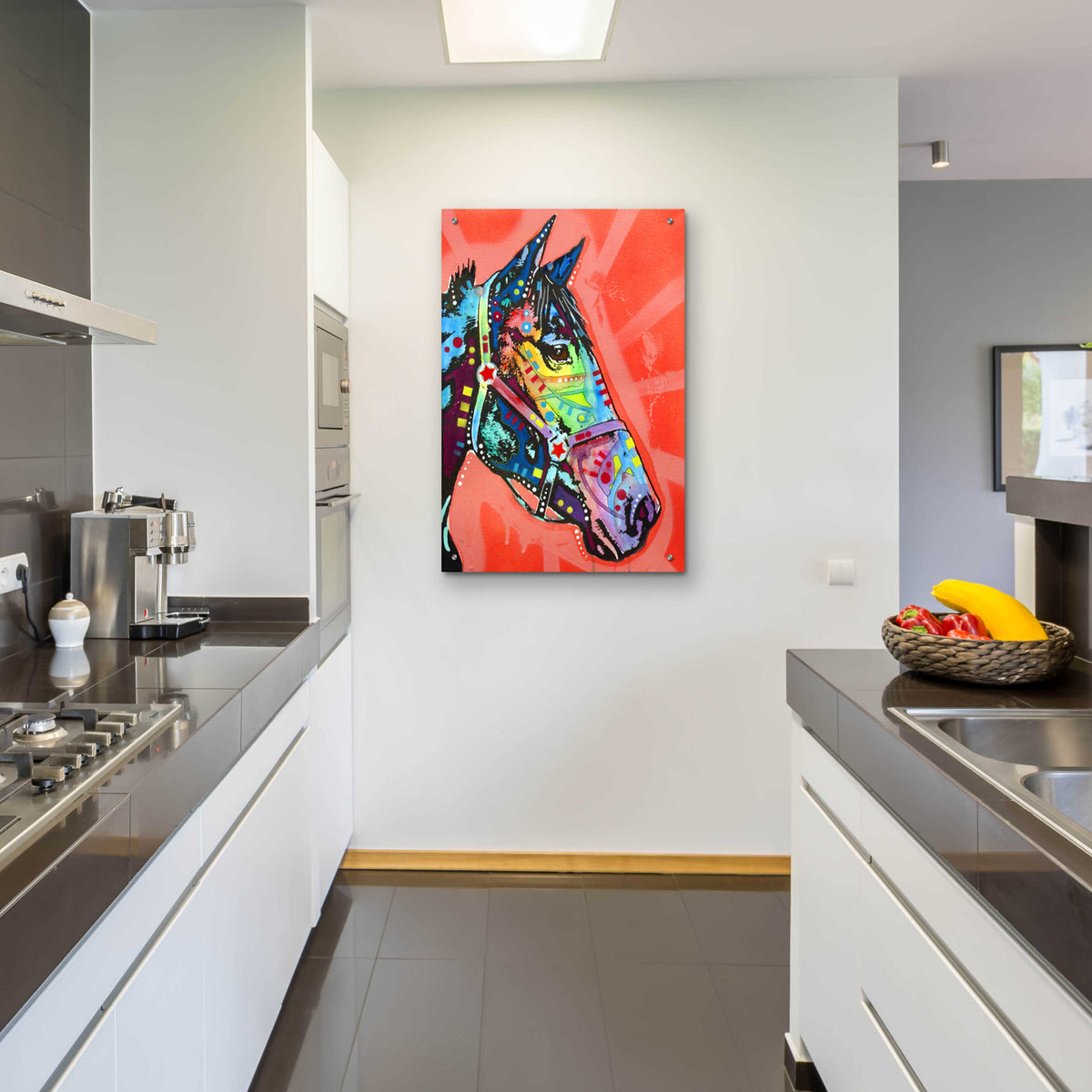 Epic Art 'Wc Horse 3' by Dean Russo, Acrylic Glass Wall Art,24x36
