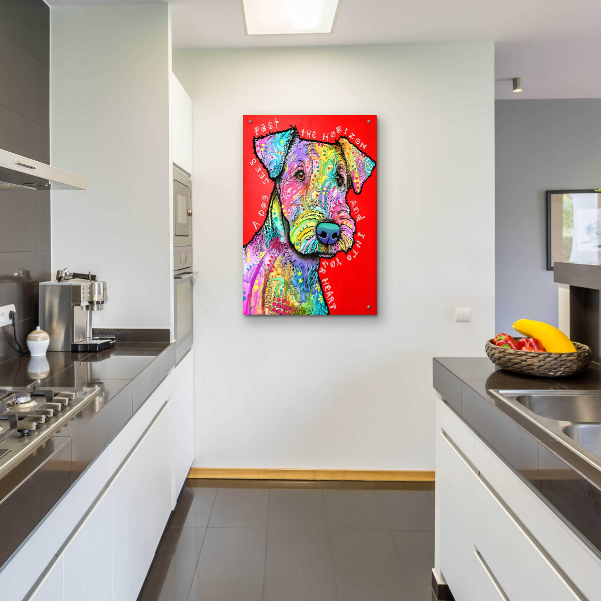 Epic Art 'Into Your Heart' by Dean Russo, Acrylic Glass Wall Art,24x36