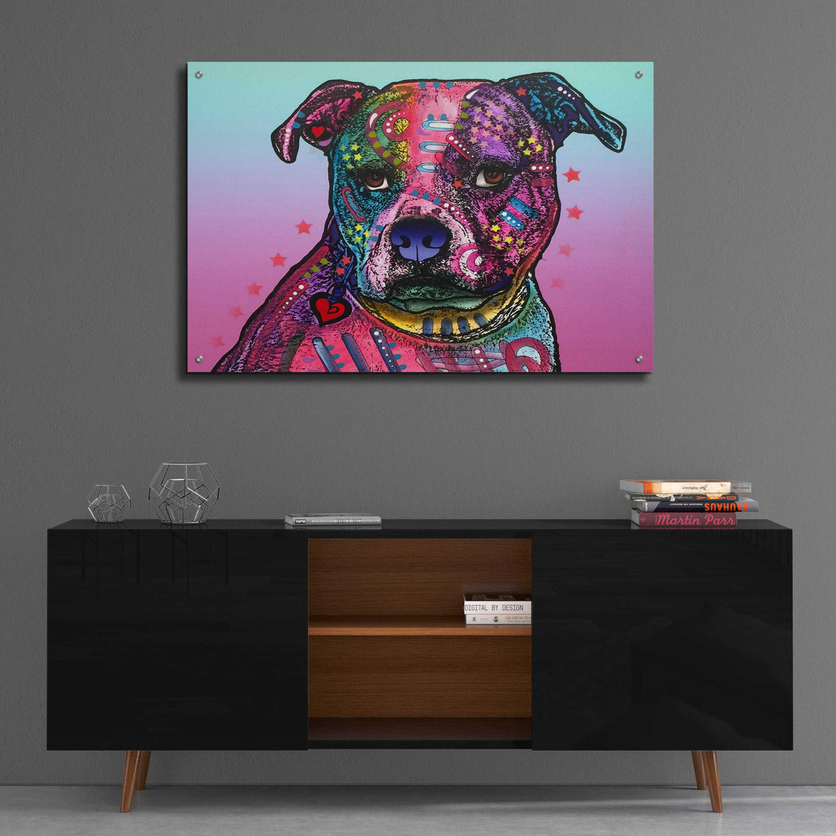 Epic Art 'Melt My Heart' by Dean Russo, Acrylic Glass Wall Art,36x24