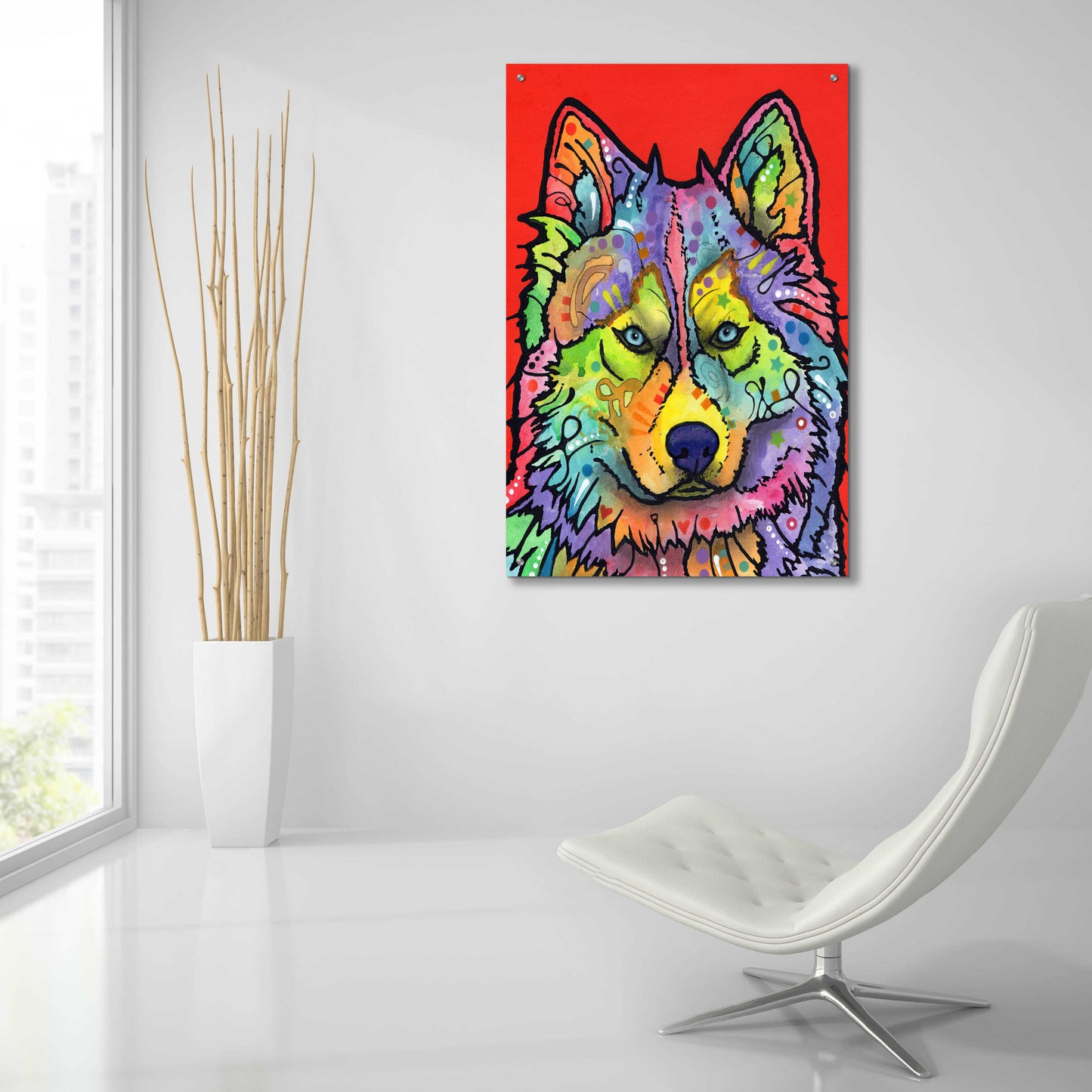 Epic Art 'Magua' by Dean Russo, Acrylic Glass Wall Art,24x36