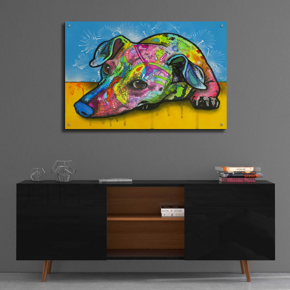 Epic Art 'Im Waiting' by Dean Russo, Acrylic Glass Wall Art,36x24
