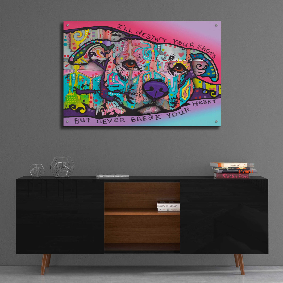 Epic Art 'Never Break Your Heart' by Dean Russo, Acrylic Glass Wall Art,36x24