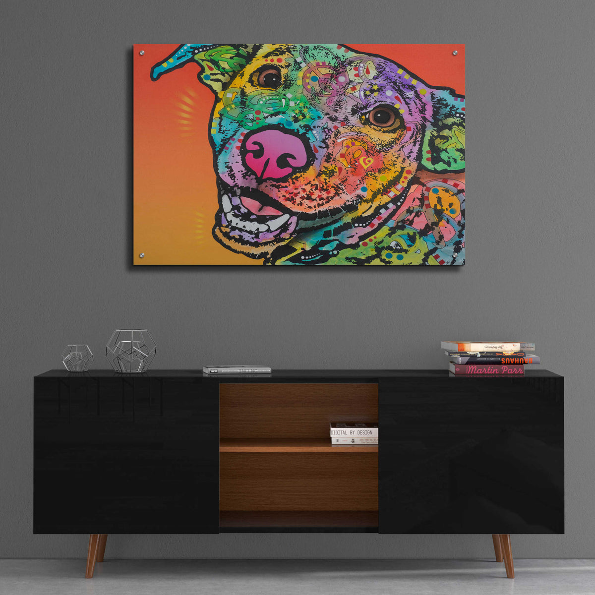 Epic Art 'Wyatt' by Dean Russo, Acrylic Glass Wall Art,36x24