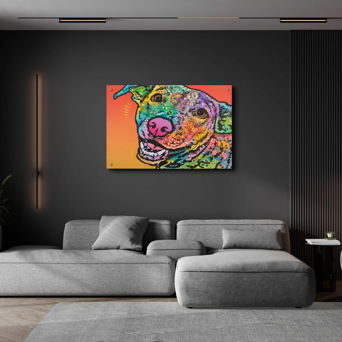 Epic Art 'Wyatt' by Dean Russo, Acrylic Glass Wall Art,36x24