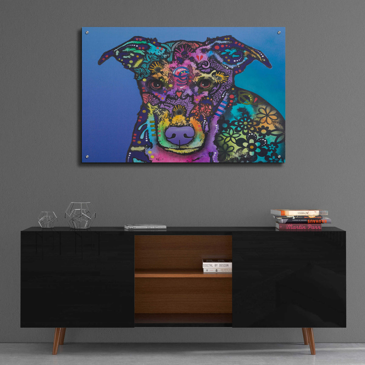 Epic Art 'Maggie' by Dean Russo, Acrylic Glass Wall Art,36x24