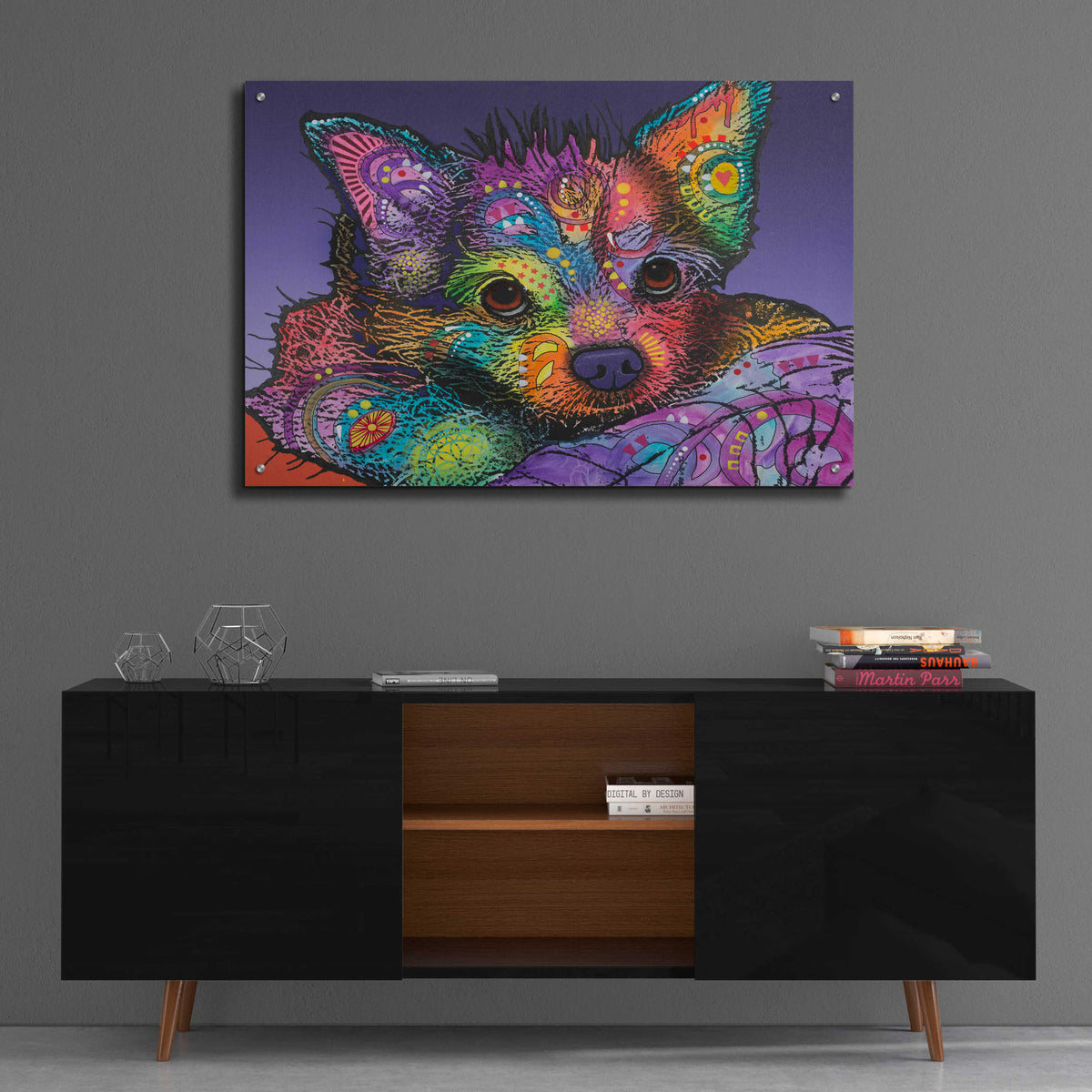 Epic Art 'Romeo' by Dean Russo, Acrylic Glass Wall Art,36x24