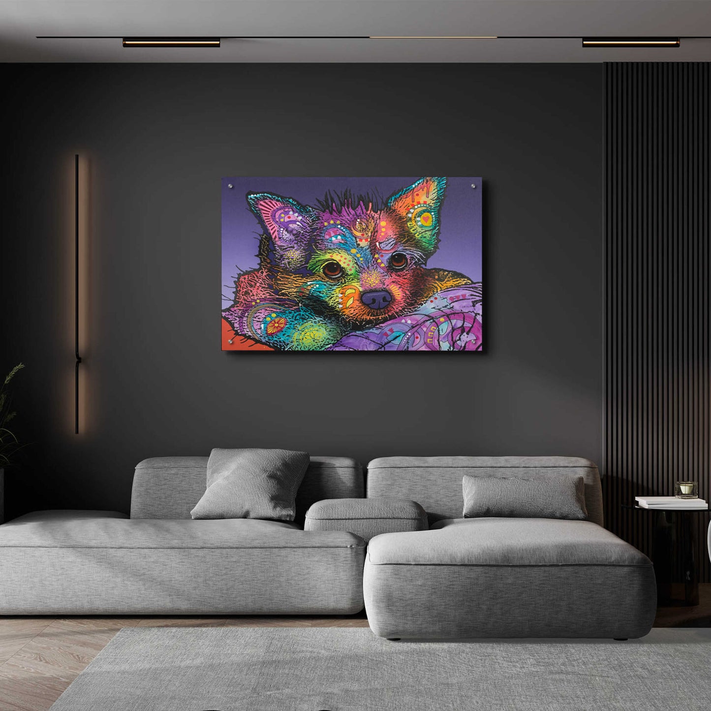 Epic Art 'Romeo' by Dean Russo, Acrylic Glass Wall Art,36x24