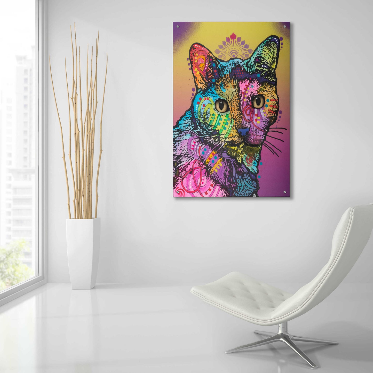 Epic Art 'Sadie Custom-5' by Dean Russo, Acrylic Glass Wall Art,24x36