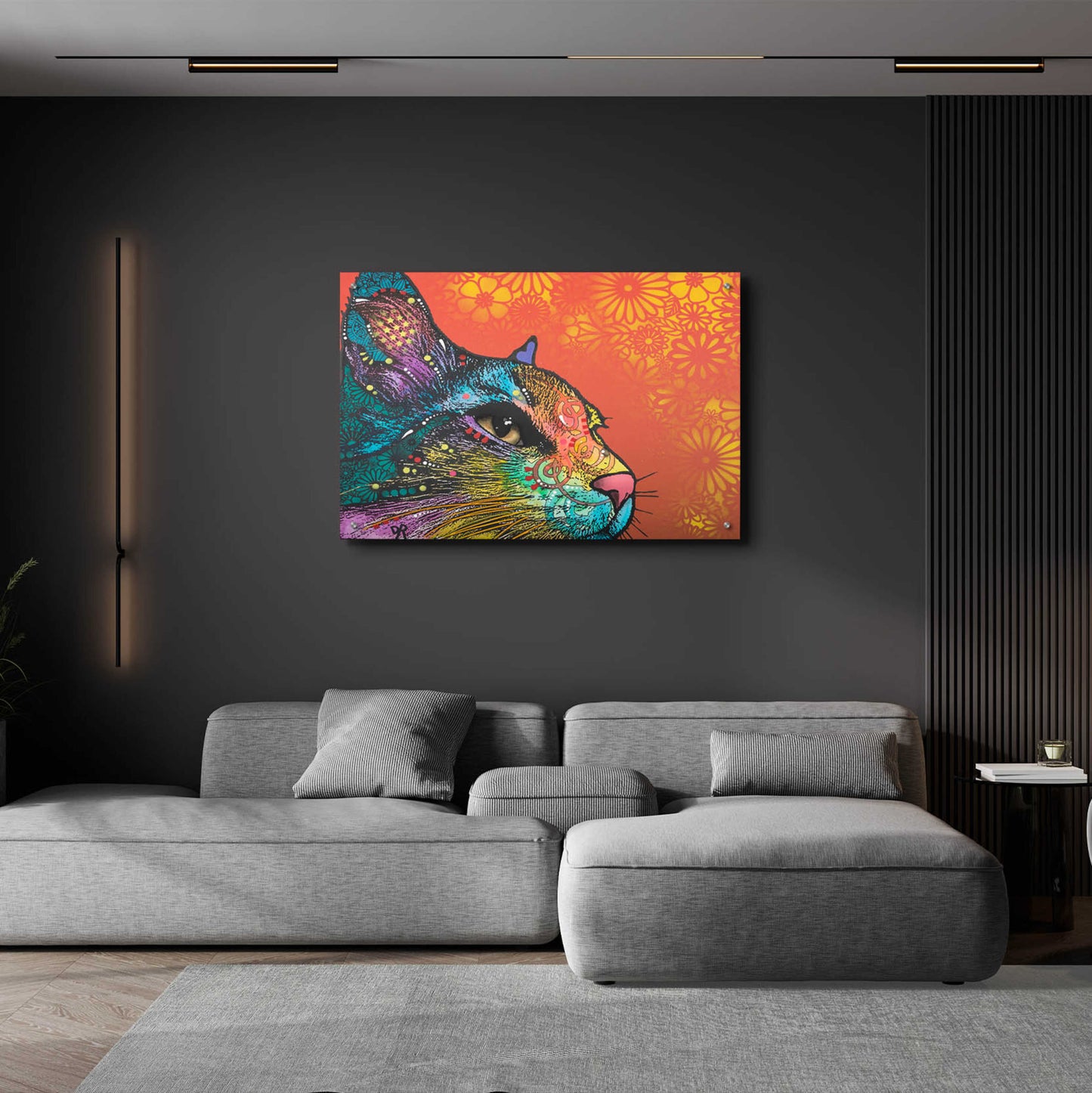 Epic Art 'Smudge' by Dean Russo, Acrylic Glass Wall Art,36x24