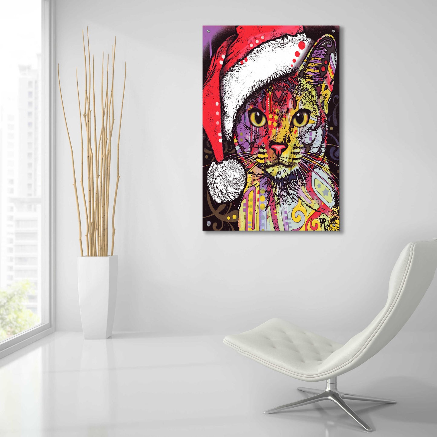 Epic Art 'Abyssinian Christmas Edition' by Dean Russo, Acrylic Glass Wall Art,24x36