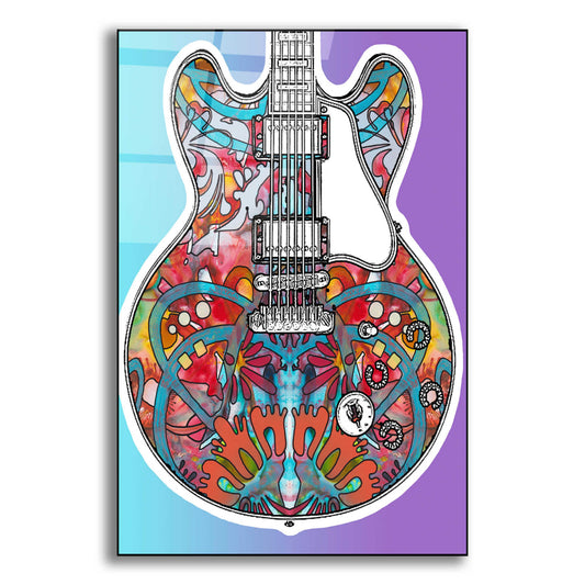 Epic Art 'Gibson ES-355' by Dean Russo, Acrylic Glass Wall Art