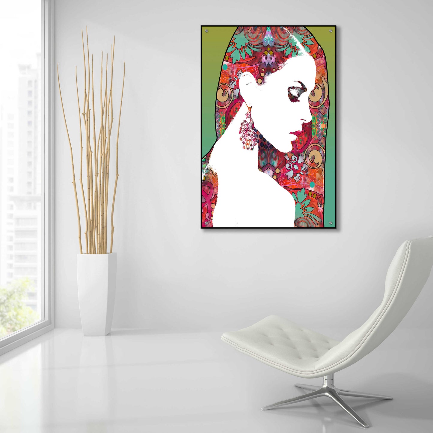 Epic Art 'Majestic' by Dean Russo, Acrylic Glass Wall Art,24x36