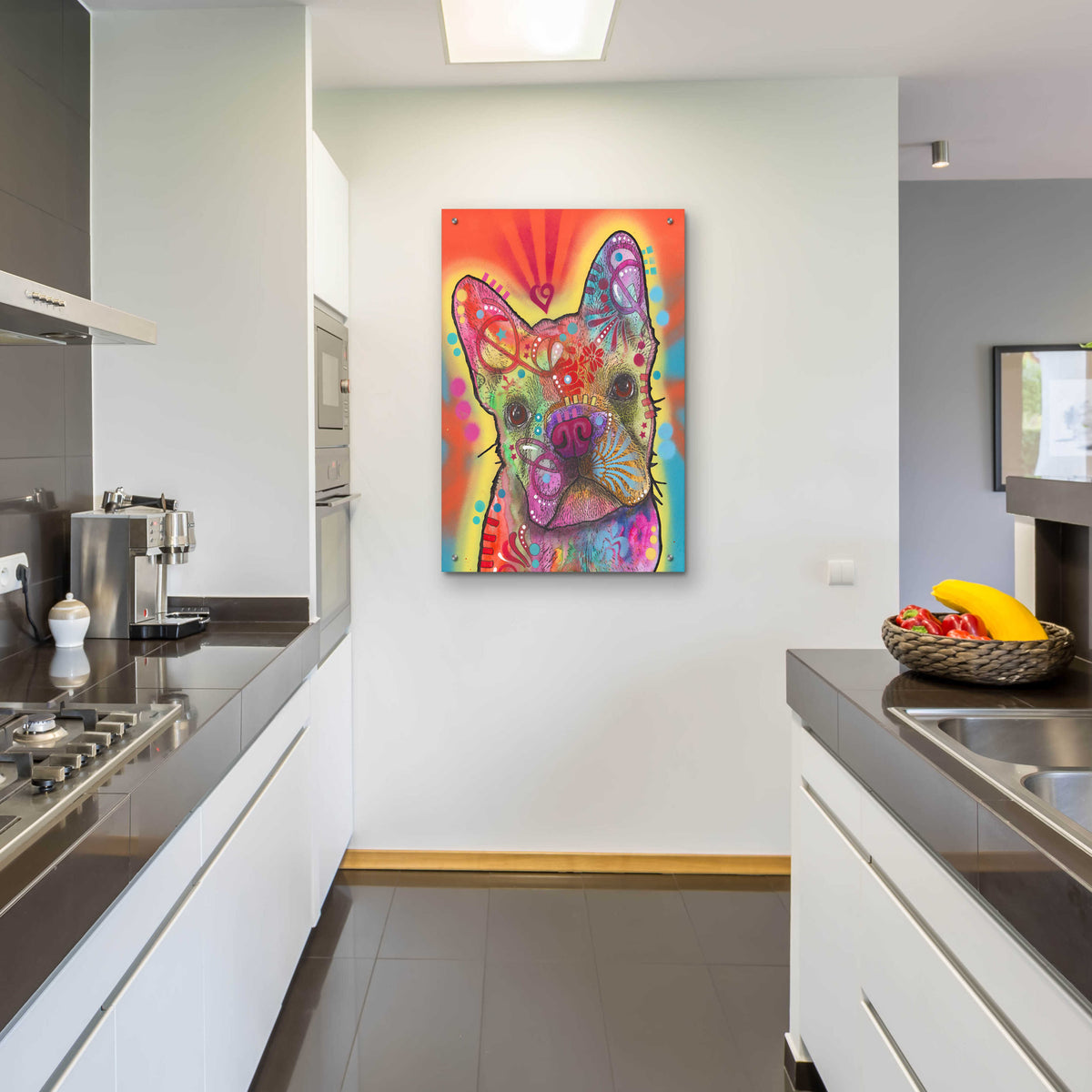 Epic Art 'Heart Talking' by Dean Russo, Acrylic Glass Wall Art,24x36