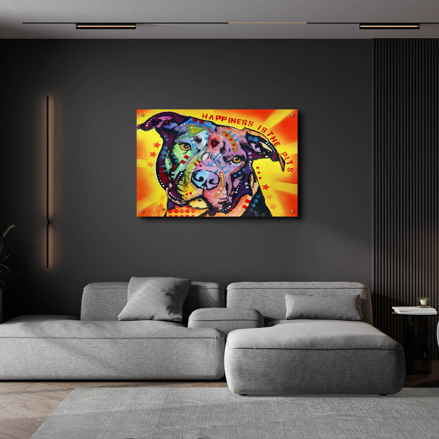 Epic Art 'Happiness Is The Pits Sunray' by Dean Russo, Acrylic Glass Wall Art,36x24