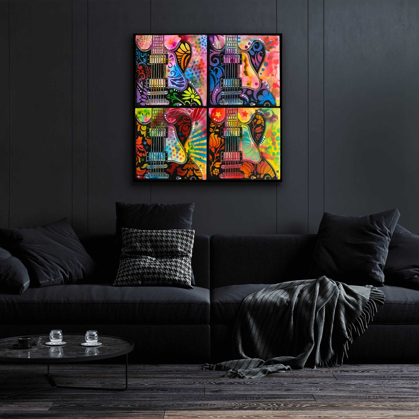 Epic Art 'Lucille 4X' by Dean Russo, Acrylic Glass Wall Art,36x36
