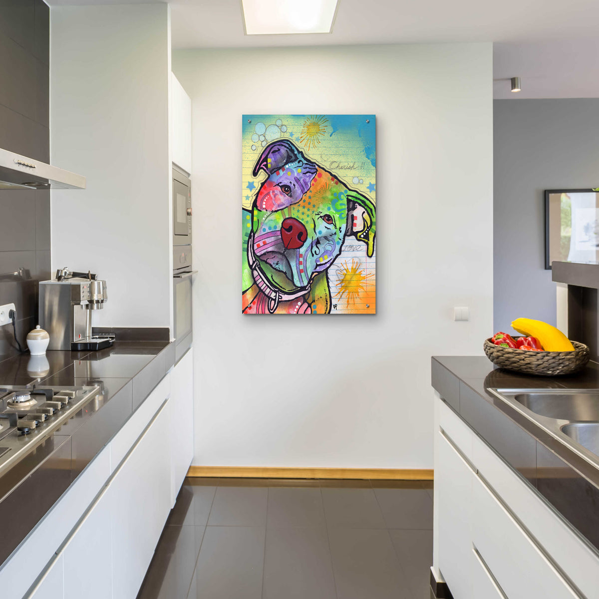 Epic Art 'Scholar' by Dean Russo, Acrylic Glass Wall Art,24x36