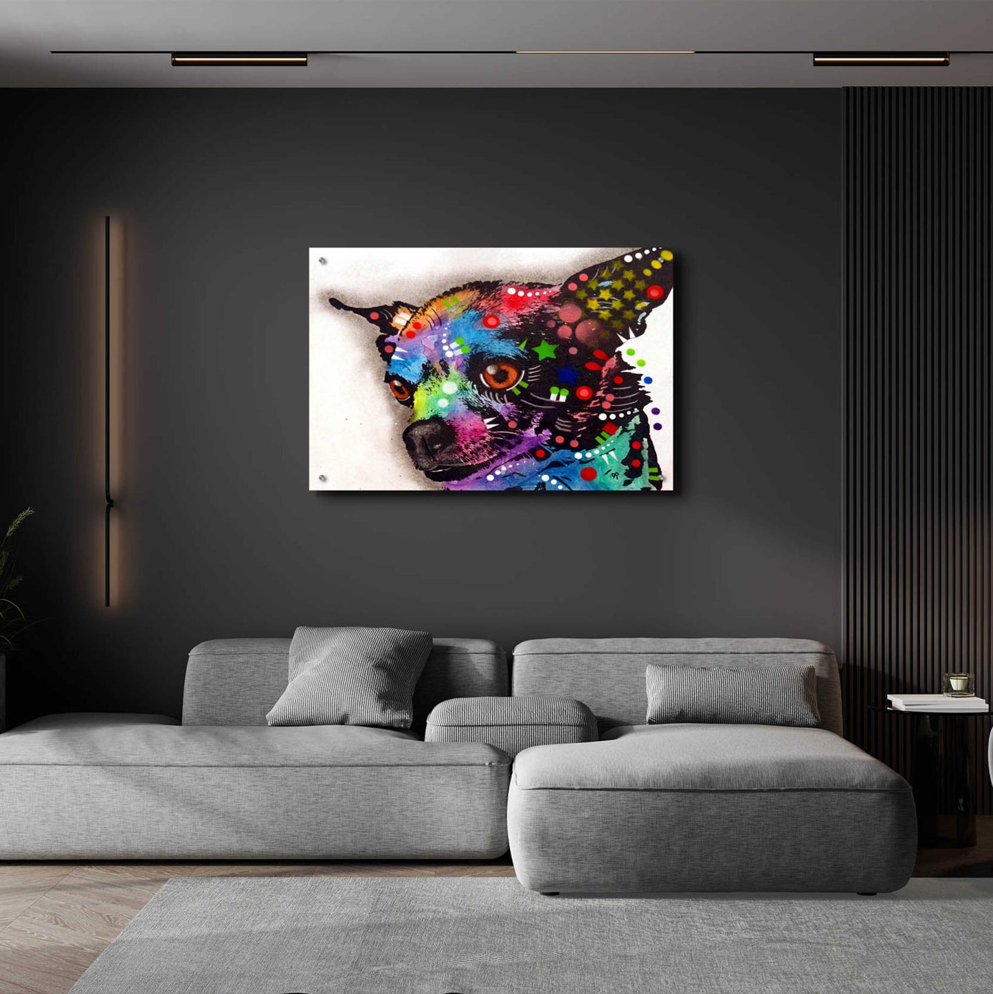 Epic Art 'CHICHI' by Dean Russo, Acrylic Glass Wall Art,36x24