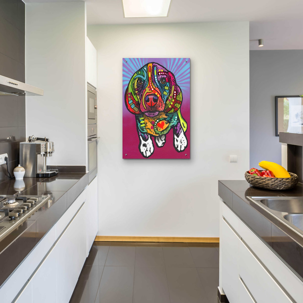 Epic Art 'Archie' by Dean Russo, Acrylic Glass Wall Art,24x36