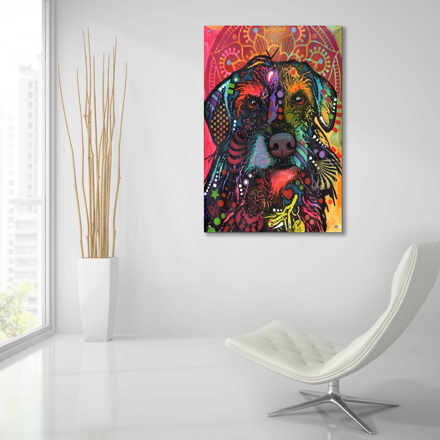 Epic Art 'Clyde' by Dean Russo, Acrylic Glass Wall Art,24x36