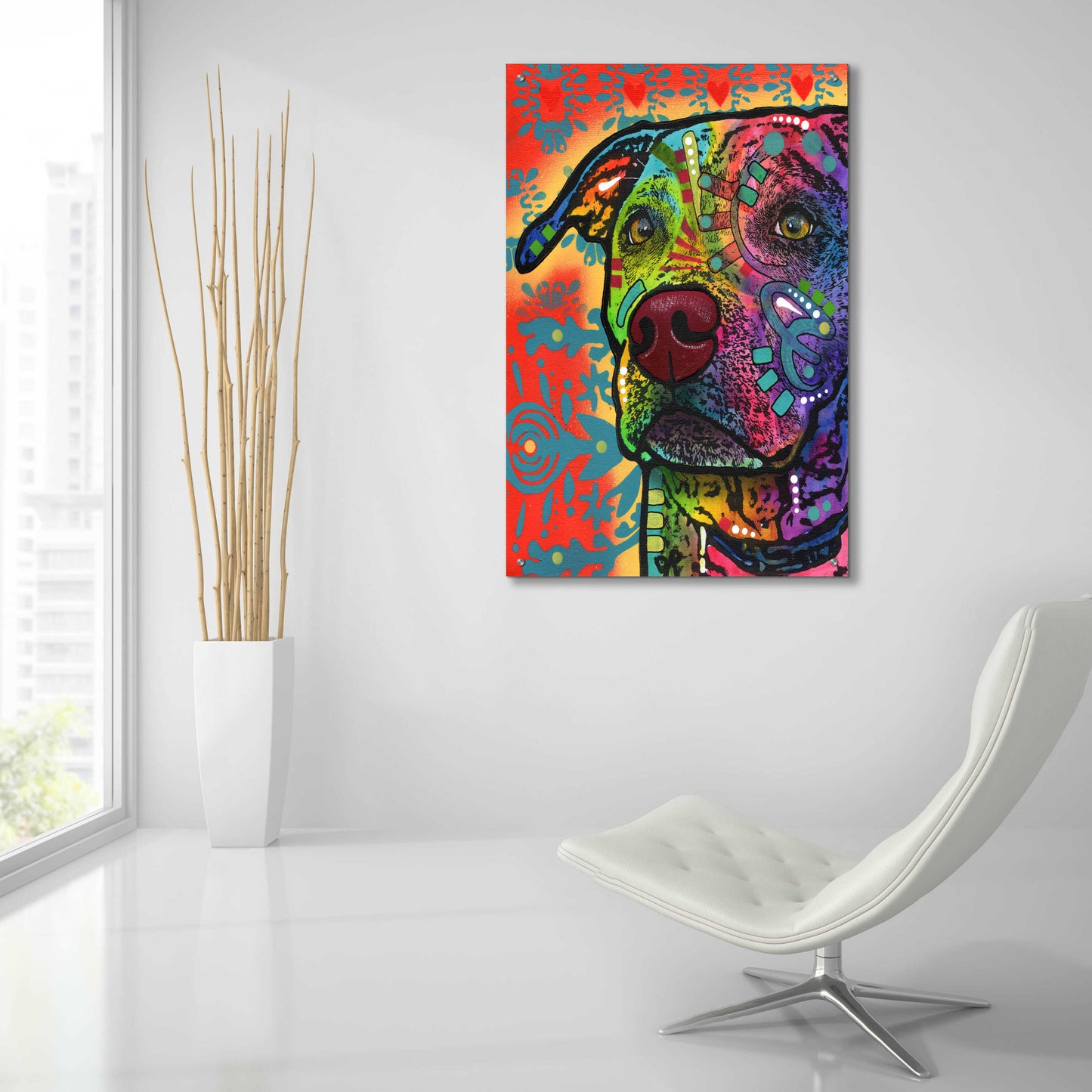 Epic Art 'Huckleberry' by Dean Russo, Acrylic Glass Wall Art,24x36