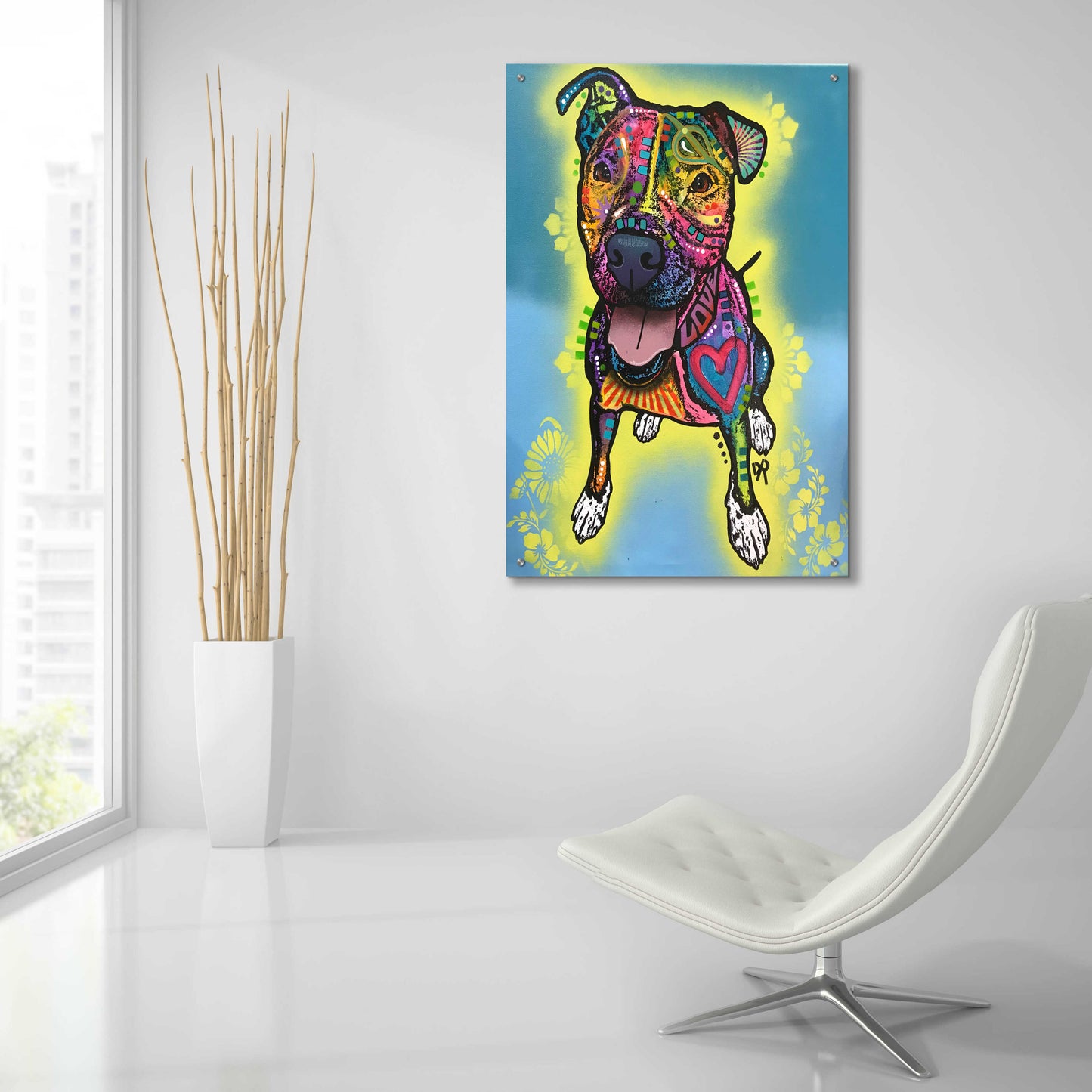 Epic Art 'Ellie' by Dean Russo, Acrylic Glass Wall Art,24x36