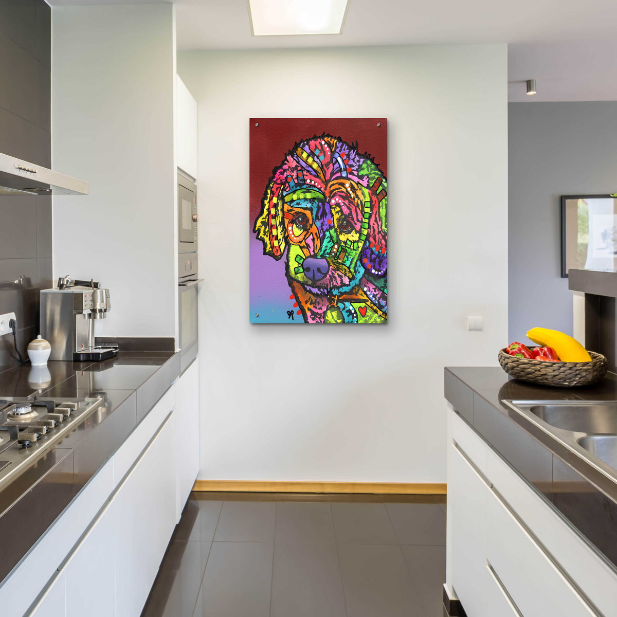 Epic Art 'Riley 2' by Dean Russo, Acrylic Glass Wall Art,24x36