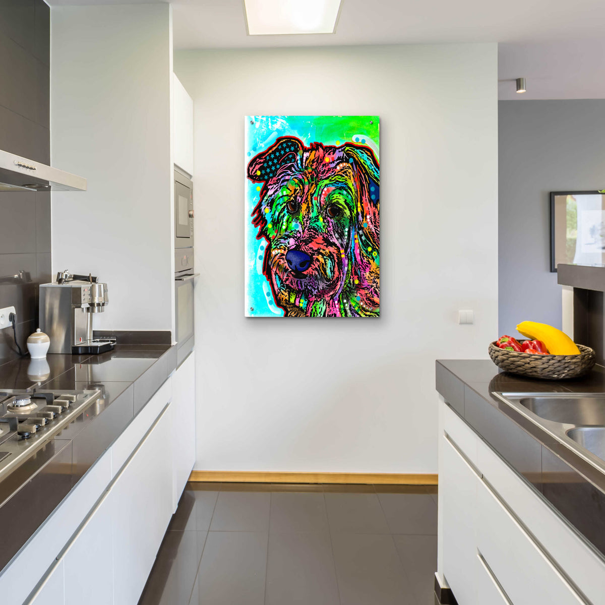 Epic Art 'Amelia' by Dean Russo, Acrylic Glass Wall Art,24x36