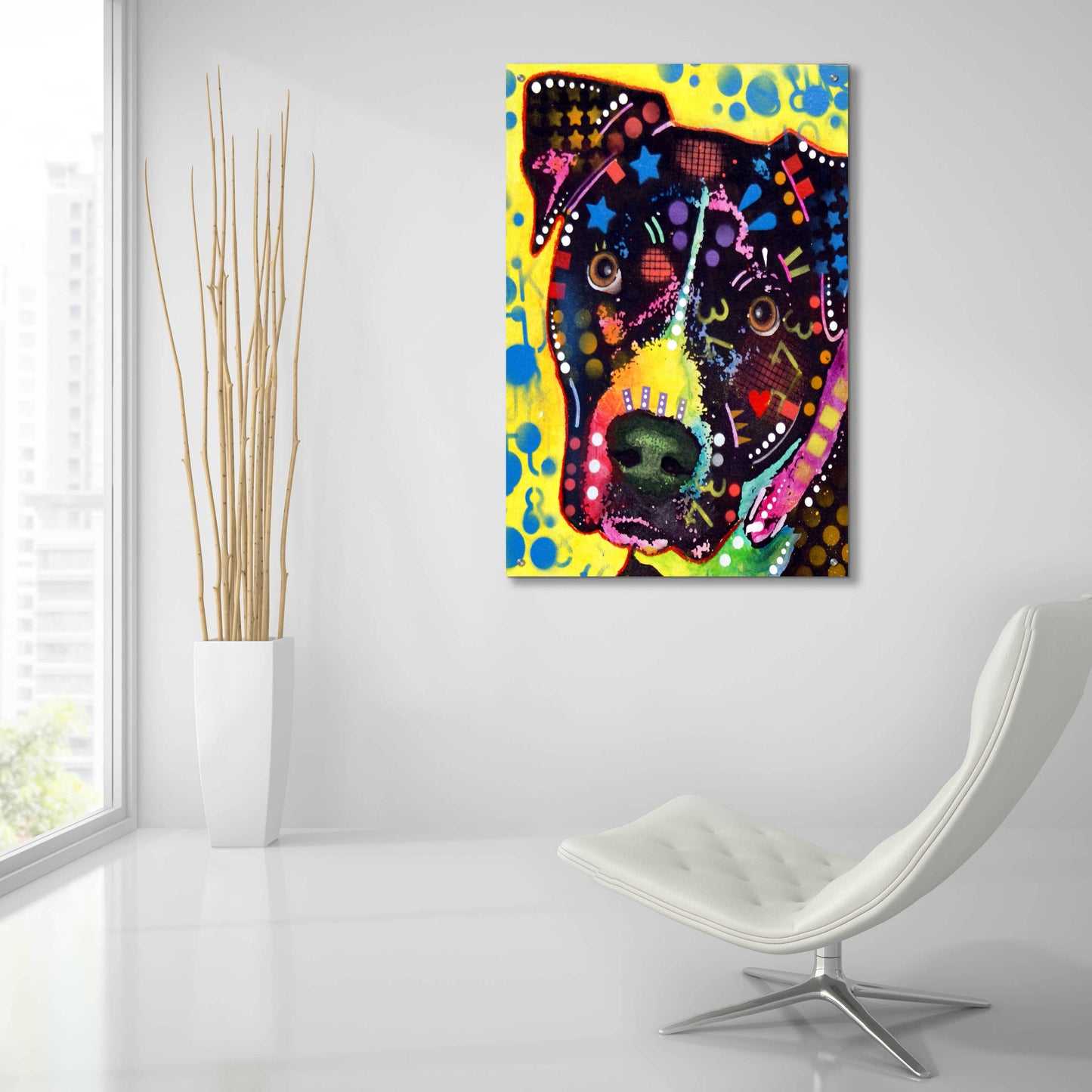 Epic Art 'B2' by Dean Russo, Acrylic Glass Wall Art,24x36