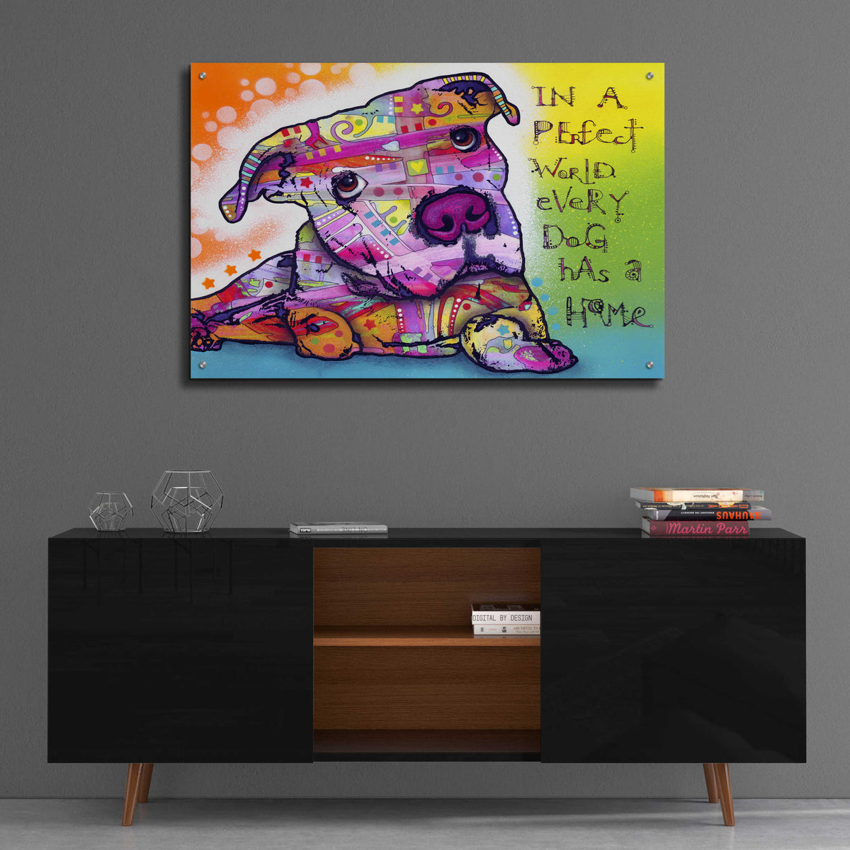 Epic Art 'Firu 2' by Dean Russo, Acrylic Glass Wall Art,36x24