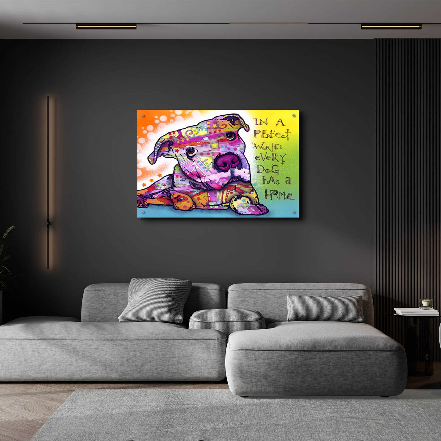 Epic Art 'Firu 2' by Dean Russo, Acrylic Glass Wall Art,36x24