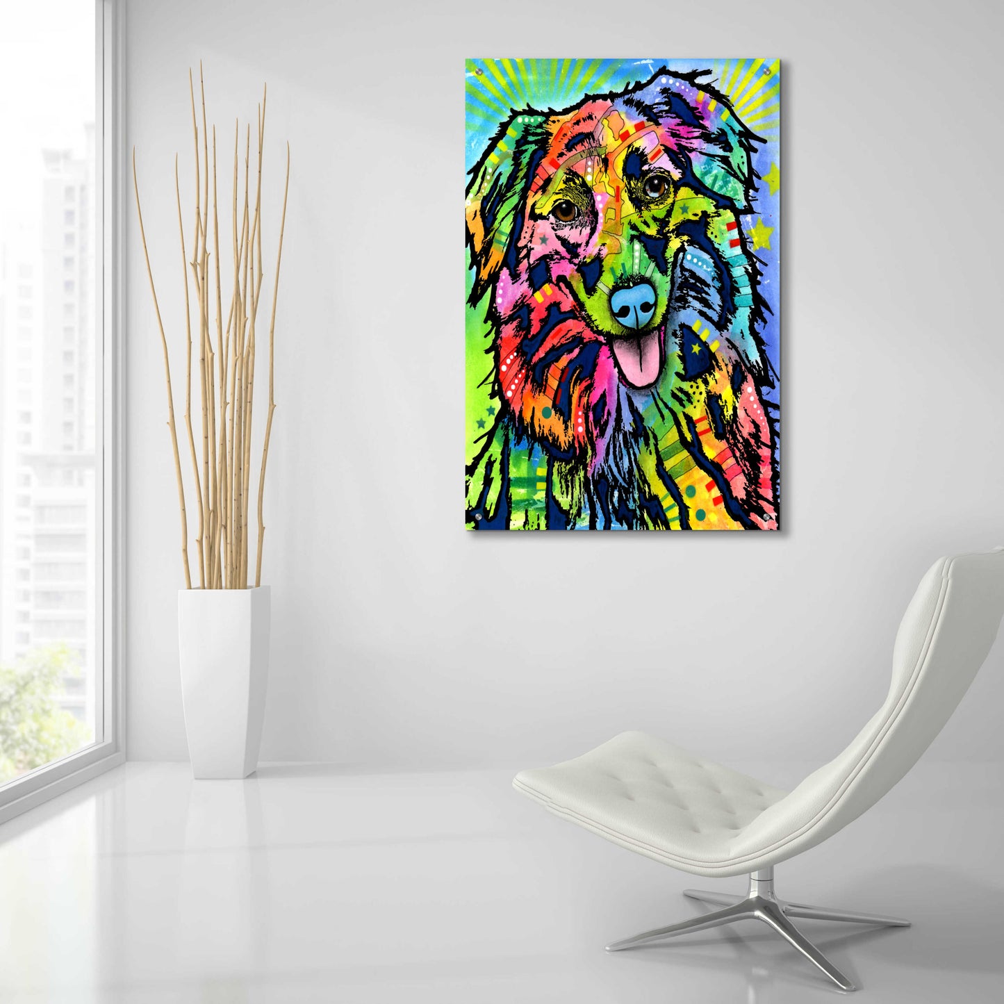 Epic Art 'Gwynnie' by Dean Russo, Acrylic Glass Wall Art,24x36