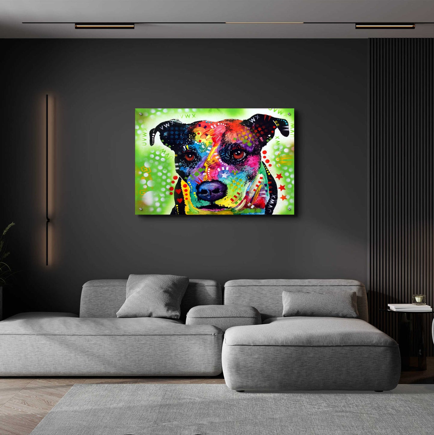 Epic Art 'Pit 1' by Dean Russo, Acrylic Glass Wall Art,36x24