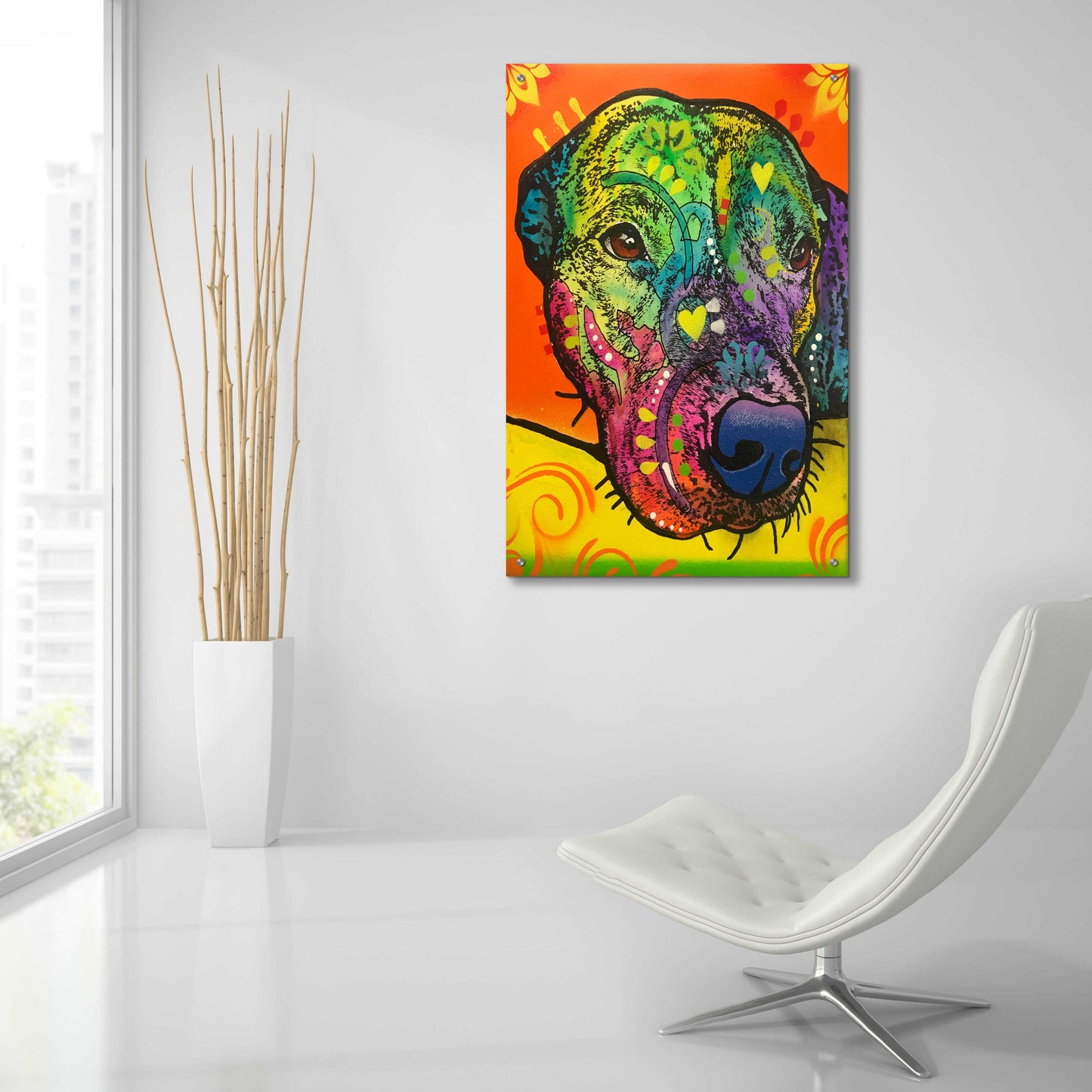 Epic Art 'nikki' by Dean Russo, Acrylic Glass Wall Art,24x36