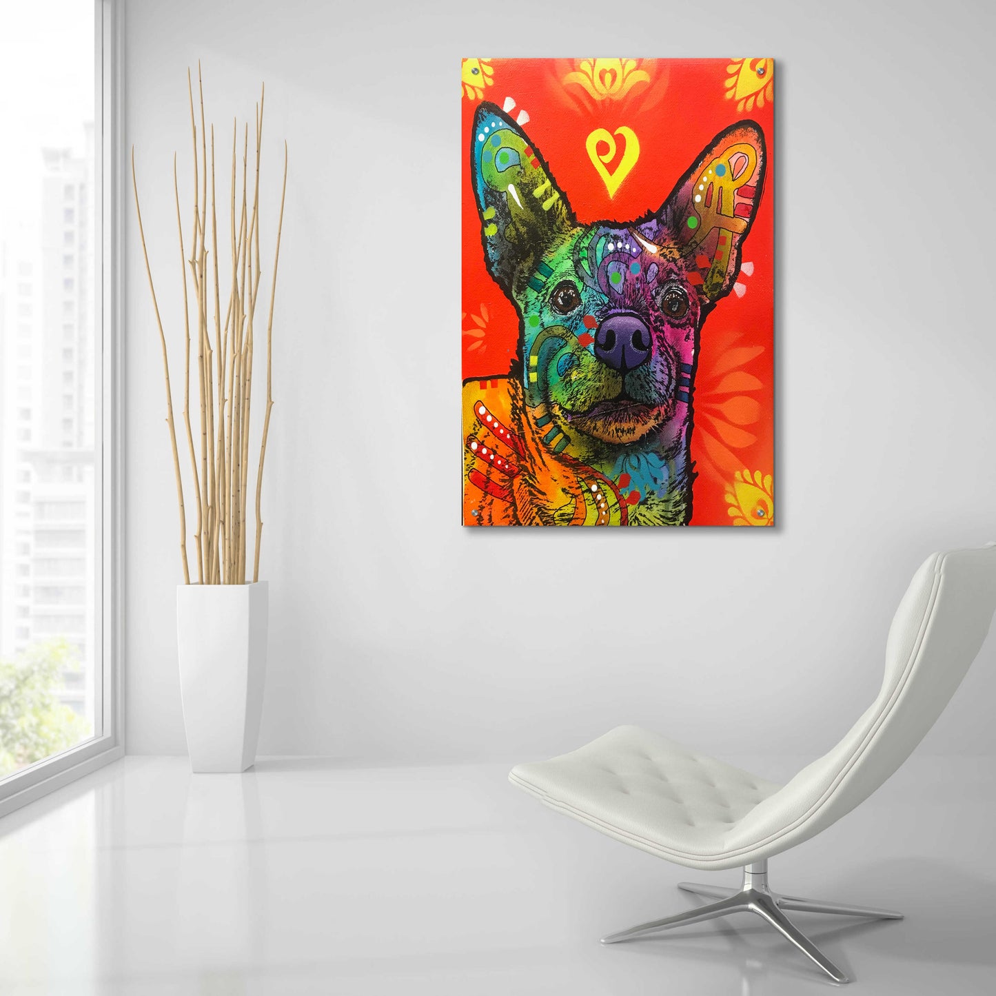 Epic Art 'Randy' by Dean Russo, Acrylic Glass Wall Art,24x36