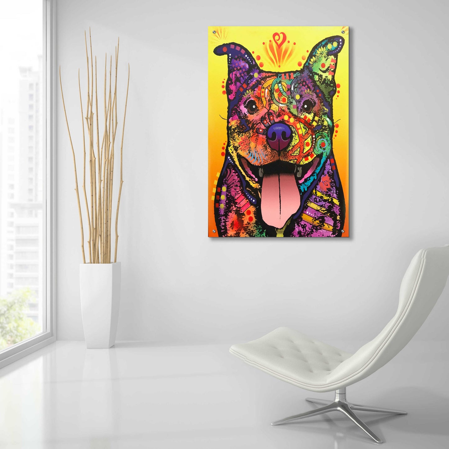 Epic Art 'Ralph' by Dean Russo, Acrylic Glass Wall Art,24x36