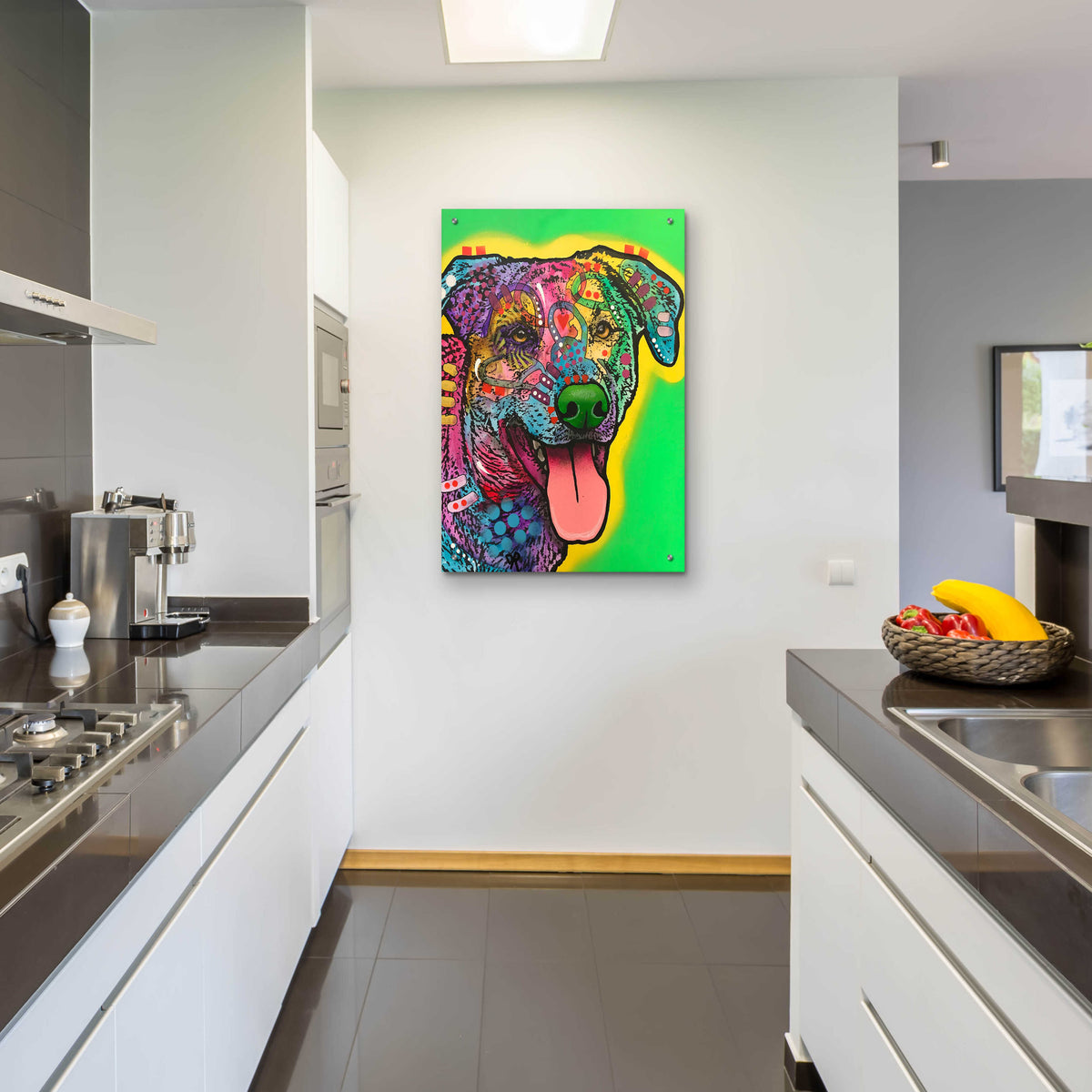 Epic Art 'HawkEye' by Dean Russo, Acrylic Glass Wall Art,24x36