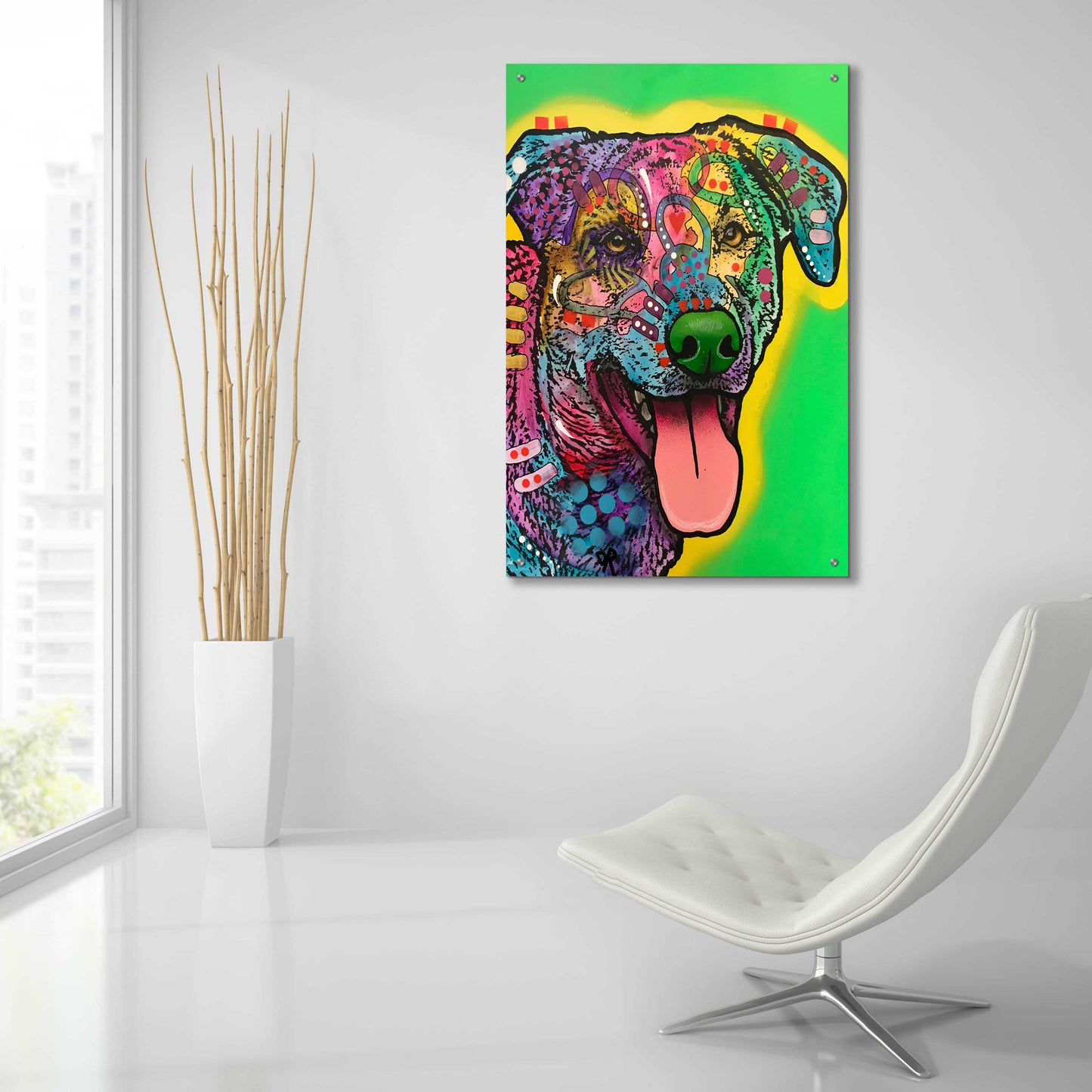 Epic Art 'HawkEye' by Dean Russo, Acrylic Glass Wall Art,24x36