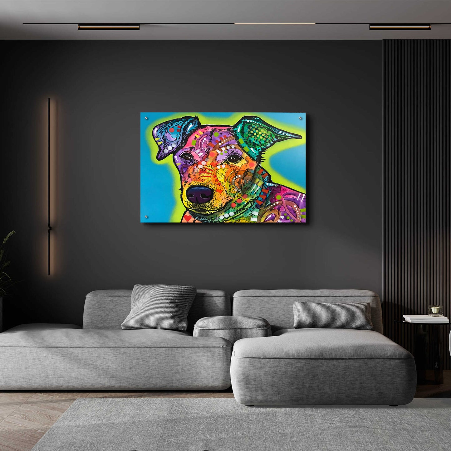 Epic Art 'Shamus' by Dean Russo, Acrylic Glass Wall Art,36x24