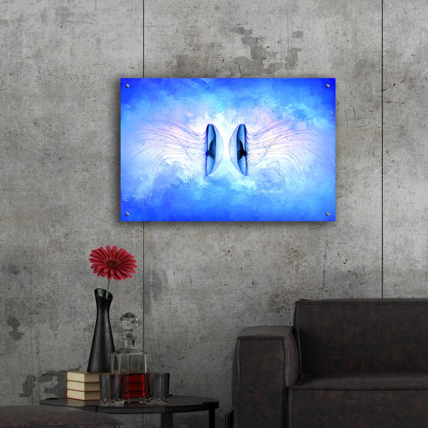 Epic Art 'Ocean Life' by Ata Alishahi, Acrylic Glass Wall Art,36x24