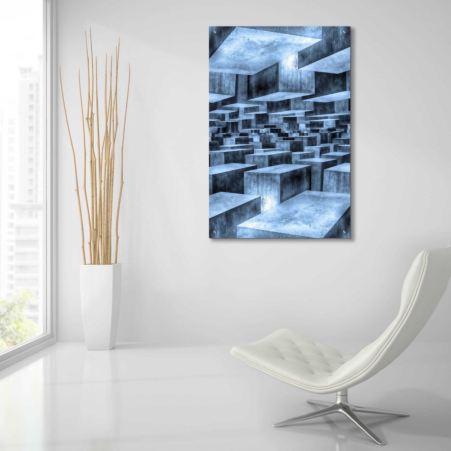 Epic Art 'No Way Out' by Ata Alishahi, Acrylic Glass Wall Art,24x36