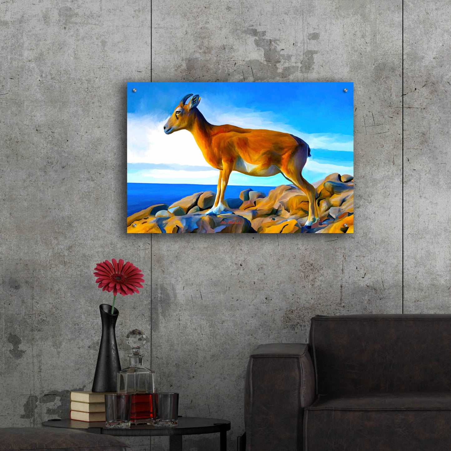 Epic Art 'Wild Life 2' by Ata Alishahi, Acrylic Glass Wall Art,36x24